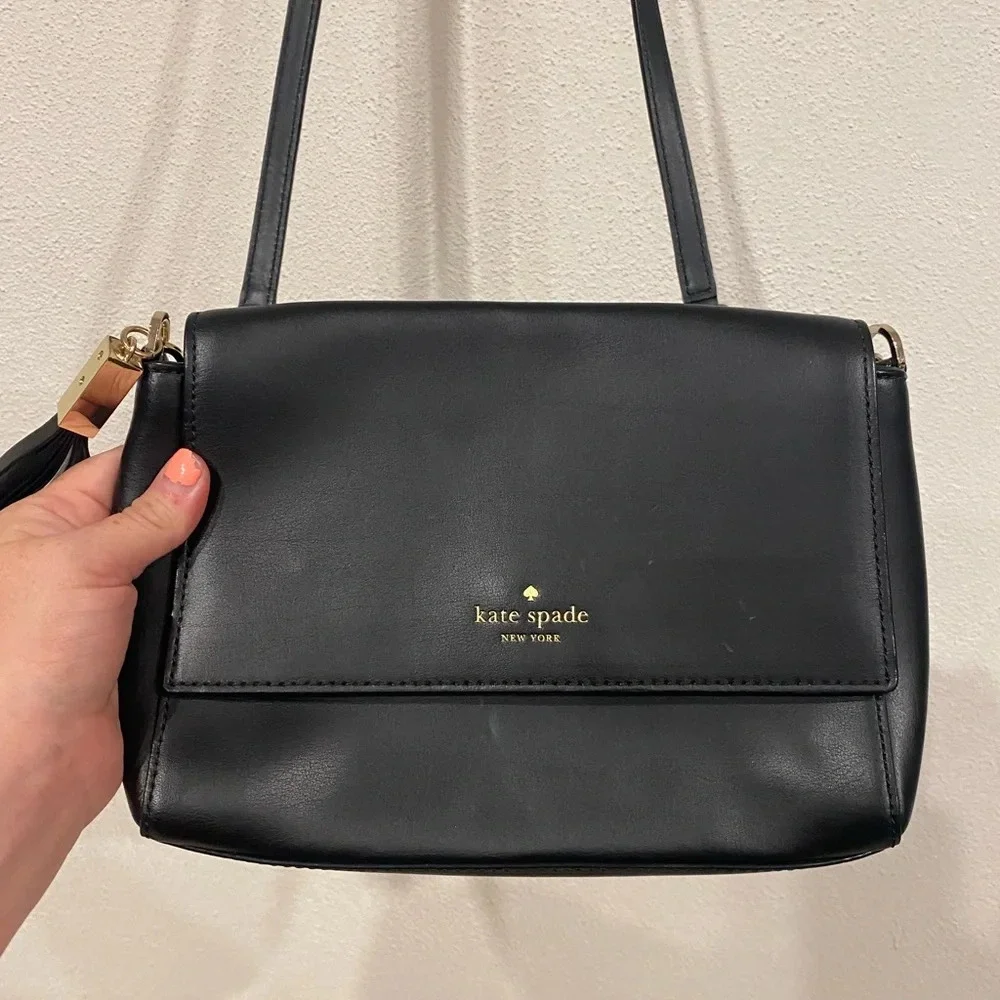 Kate Spade Leather Crossbody Bag VGUC - Picture 1 of 5